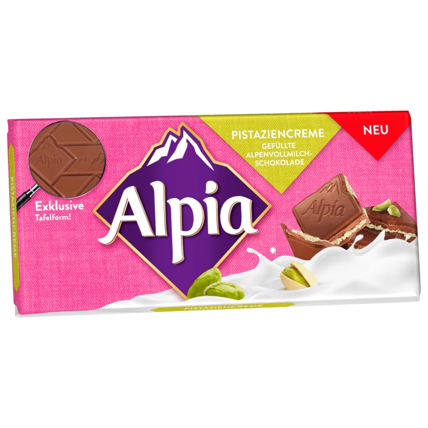 Alpia Schokolade Pistaziencreme 100g